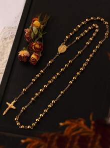 1 件 MiDuoDuo 极简主义独特小项链，金色吊坠项链，适合女性日常佩戴 - Y項鍊 - 查看 9