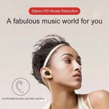 Écouteurs sans fil TWS A6S Bluetooth 5.3 Casque à commande tactile avec micro Écouteurs sport étanches Casque pour tous les smartphones 150 mAh