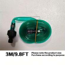 1 Set Manguera de rociado universal verde de PVC | Longitudes de 3m-30m para enfriamiento de trampolines y riego de jardines