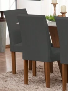 Kit Com 6 Capas para Cadeira De jantar Luxo Malha Gel