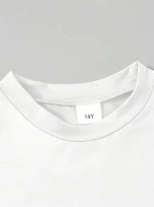 Purechapter Bộ đồ mặc nhà thoải mái, nhẹ, thoáng khí, 3 món cho bé trai tuổi teen: Áo phông cổ tròn tay ngắn, mùa hè - Nhiều màu - Xem 4