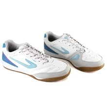 Topper Dominator TD Professional Futsal Shoes TP0326 - White/Pink/Blue - View 4