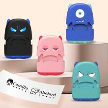 Sello personalizado con nombre y tinta resistente al agua para ropa y accesorios - Sello personalizable para marcar telas, prendas y artículos del hogar, perfecto para uso diario, viajes y organizar pertenencias en el hogar