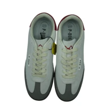 Zapatillas Urbanas Hombre, Tenis Comodos para el Uso Diario, Tenis para Hombre, Zapatillas Casuales para Hombre, Tenis Deportivos Comodos, Ideales para Evento Casual o Uso Diario, Zapatillas Urbanos de Hombre. - gris rojo - Ver 6