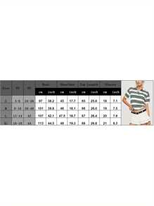 Women Summer Basic T-Shirt Casual Striped Print Lapel Short Sleeve Tops For Streetwear Aesthetic Grunge Clothes - 咖啡色 - 查看 4