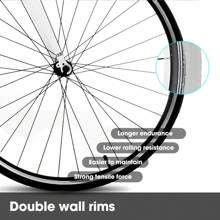 HILAND Alliance1.0 700C Road Bike With 14 Professional Gears For Men & Women, 28 Inch Adult City Commuter Bike With Aluminum Frame & Caliper Brakes, White/Black - 白色 - 查看 5