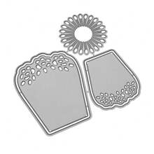 1 pieza Troqueladora de flores, troqueladora de cuchilla de acero al carbono, herramienta de papelería troqueladora de tarjetas - Muchos estilos - Ver 3