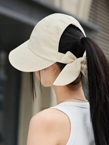 1 件女士春秋休闲简约时尚大檐太阳帽，百搭波西米亚复古风格遮阳帽，适合户外旅行和购物 - 彩色 - 查看 10