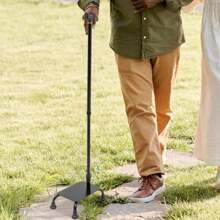 Walking Stick Stair Lift Aid For Seniors Stair Climbing Assist Cane Adjustable - Black - View 11