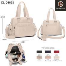 Premium Quality Women's Crossbody Bag, Casual Clutch Bags, Shoulder Bags, Crossbody Bags, New Large Quality Fabric Bag With One Shoulder, Large Capacity, Versatile And Waterproof Shoulder Bag - 米色 - 查看 2