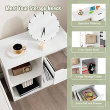 3 Cube Bookcase With Drawer, 2 Tier Bookshelf For Small Spaces, Modern Freestanding Display Rack With Open Shelves, Book Case, Wood Cube Storage Organizer Bedroom Living Room, Black