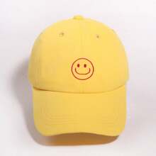 1pc Unisex Kids Embroidery Soft Top Baseball Cap, Korean Style Casual Versatile Minimalist Fashion Snapback, Suitable For Spring/Summer - 3-8Y - View 12