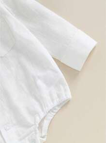 Newborn Baby Tops - White - View 5