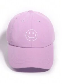 1pc Unisex Kids Embroidery Soft Top Baseball Cap, Korean Style Casual Versatile Minimalist Fashion Snapback, Suitable For Spring/Summer - 3-8Y - View 6