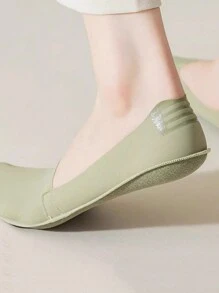 5 Pairs Women's Socks Breathable Summer Thin No Show Ice Silk Sock Silicone Non-Slip Bottom Absorb Sweat Boat Sock