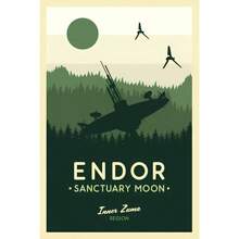 1PC Modern Star Planet Posters Galaxy Attraction Wall Art Canvas Paintings And Print Movie Wars Cover Landscape For Room Home Decor No Frame - Multicolor - View 20