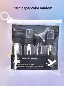 PP材质可重复灌装防漏旅行瓶套装，适用于存放洗漱用品、空液体容器、面霜罐、液体、乳液等，是旅行的理想之选，也是送给朋友、长辈、父母、老师、护士的万圣节和圣诞节礼物。 - 紫色 - 查看 9