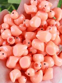 Set de 20 piezas de patitos que brillan en la oscuridad, mini patitos, juguetes de pato de colores aleatorios, figuras miniatura de resina luminosa para manualidades, regalos adorables y coleccionables, detalles para fiestas y relleno de bolsas de recuerdos, ideal para regalos de Pascua - Multicolor - Ver 30