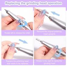 45000RPM Portable Nail Drill Machine, Professional Rechargeable Electric Efile Nail Drill For Acrylic Nails, Manicure/Pedicure, Polishing, Cuticle - Salon Or Home Use, Nail Drill Kits,Perfect New Year Valentine's DayGift For Ladies