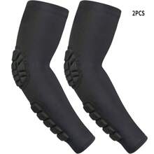 2 Stücke Dicke Ellbogenbandagen für Erwachsene, hergestellt aus Viskosefaser zum Schutz des Unterarms, Kompressionsärmelbandagen-Design mit rutschfester Funktion, Knie- und Ellbogenschutz taktisches Kriechen Knieprotektor für Männer Training, stoßfest und sturzfest dicke Kniepolster