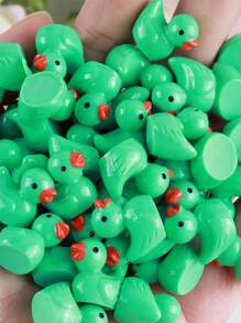 Set de 20 piezas de patitos que brillan en la oscuridad, mini patitos, juguetes de pato de colores aleatorios, figuras miniatura de resina luminosa para manualidades, regalos adorables y coleccionables, detalles para fiestas y relleno de bolsas de recuerdos, ideal para regalos de Pascua - Multicolor - Ver 38