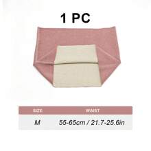 1 件女式薄羊绒纯色松紧腰带，非常适合在空调房间使用，可用于户外活动、瑜伽和跑步时腰部保暖保护。