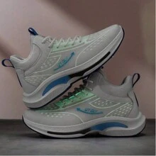 2025 New Men's Ultra-Light Versatile Breathable Casual Running Sneakers, White Sporty Fashion Shoes