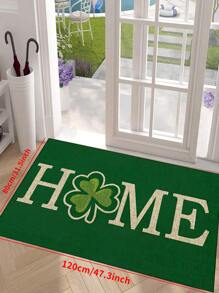 1 szt. "Króliczek astronauta latająca rakieta, Wielkanoc" wycieraczka, mata do wnętrz, dywanik, kreatywna mata do drzwi, mata w stylu przedpokoju, wystrój domu, antypoślizgowa mata podłogowa, akcesoria do sypialni, rekwizyty do zdjęć, wystrój zewnętrzny, dywanik, dywanik, prezent