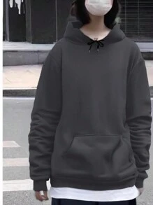 1pc Men's Casual Printed Hoodie Sweatshirt, Women's Letter-Printed Fashion Graphic Hoodie, Long Sleeve Jumper Super David Coat Warm Lining, Warm And Comfortable, Suitable For Students And Teenagers, Autumn And Winter