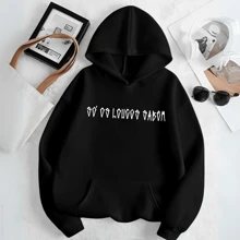 Moletom Unissex com Capuz Estamp Só Os Loucos Sabem Blusa de Frio Modinha Lançamento Streewear - Bege - Visão 4