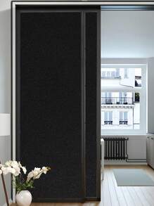 1 卷全遮光窗膜，磨砂玻璃隐私遮光，可拆卸不透明房间遮光罩，适合白天睡眠遮光，11.84/17.53*78.7 英寸 - 黑色 - 查看 6