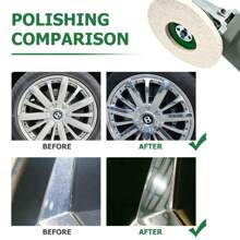 10Pcs/20Pcs 4" Wool Polishing Discs For Angle Grinder – Buffing Pads For Finishing, Ideal For Automotive & Metal Work - 10 Pcs - View 5