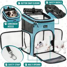 Pet Backpack - Türkis - Übersicht 3