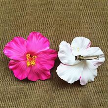 4pcs Hawaiian Flower Hair Clips For Women,4Pcs 3.5 Inch Artificial Flower Clips,Plumeria Hibiscus Hair Clip For Vacation Beach Party,Summers Tropical Flower Hair Accessories For Girls Holiday Giftsummer Claw Clips Hair Claws Hair Barrettes
