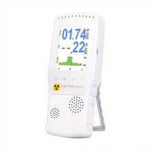 Nuclear Radiation Detector: 5V Handheld Geiger Counter With Color Screen - Detects Beta, Gamma, X-Ray, Ideal For Marble Detection, Portable Dosimeter For Safety-Conscious Travelers - White - View 6