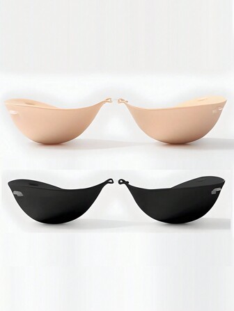 Strapless Adhesive Bra For Women, Thickened Push-Up Invisible Breast Lift Enhancer Tape For Small/Flat Chest, Suitable For Wedding Dress, Fall/Winter