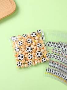 50/100 túi quà tặng tự dán chủ đề bóng đá, túi đựng họa tiết bóng đá, vật dụng gói quà, túi đựng quà tặng tiệc theo chủ đề thể thao, túi quà tặng bằng nhựa di động, vật dụng trang trí tiệc sinh nhật, đồ trang trí tiệc mừng em bé tiết lộ giới tính quà tặng sinh nhật - bóng đá - Xem 4