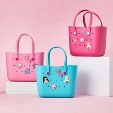 Miniso 阳光系列大容量透气午餐包 - 蓝色，购物好帮手，舒适提手，情人节礼物佳选（1个） - 藍色 - 查看 4