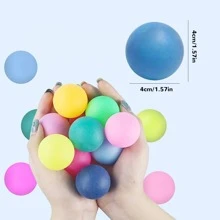 30/50 个彩色乒乓球 - 适合派对、户外活动、DIY 工艺品、后院游戏、室内游戏、生日、婚礼、节日、玩具散装、户外玩具、Pin The Tail 游戏