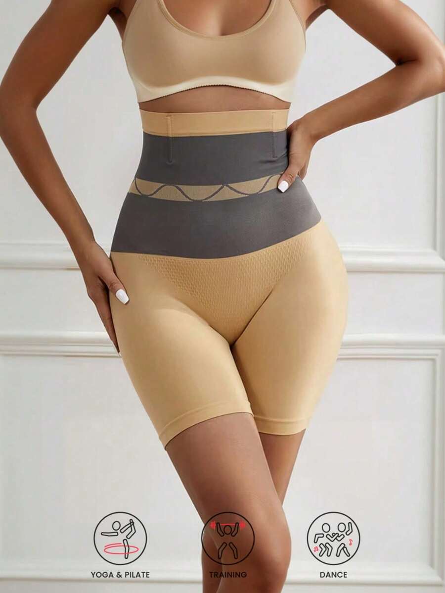 1 件高腰瘦身收腹瑜伽裤，提臀塑身紧身裤