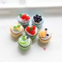 5/6/10/12pcs Realistic Mini Cakes, Pastries, Cake Boxes, 1:12 Dollhouse Accessories, Dollhouse Decor, Miniature Cake Models, Micro Scene Photography Props, Pretend Play Toys, Mini Food Replicas - Multicolor - View 10