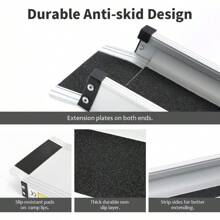 2PCS Telescopic Wheelchair Ramps 5FT Gardhom Portable Adjustable Ramps For Mobility Scooters 272KG Loading Capacity For Home Front Door Stair Steps - Telescopic5FT(83.5-152CM) - View 4