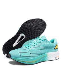 baasploa 1pc 女士跑步鞋专业轻便女士户外跑步鞋防震防滑女士运动鞋品牌女鞋 - 薄荷綠 - 查看 4