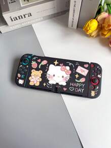 Sanrio 1PC Cute Sanrio Series Pattern Switch Game Console NS/OLED/LITE Case Soft Case Accessories Colorful TPU Material Shockproof And Drop-Proof Cute Waterproof Anti-Scratch Anti-Fingerprint Skin-Friendly Texture Stain-Resistant Birthday Gift