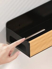 1/2 piezas Estante lateral para refrigerador, estante de almacenamiento de suministros de cocina, estante lateral sin agujero para microondas y horno, accesorios de cocina - Multicolor - Ver 4