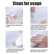 Jue-Fish Clothes White Dry Cleaning Ball Detergent Portable Cloth To Remove All Kinds Of Stains 50ml - 如圖所示 - 查看 5