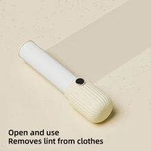 Yellow Sticky Lint Roller, Portable Pet Hair Remover Lint Brush With Strong Adhesive