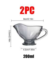 6 قطع مجموعة أطباق صلصة زجاجية على الطراز الإسكندنافي المستوردة، أطباق صلصة الصويا والخل والمقبلات الشفافة والإبداعية للاستخدام المنزلي