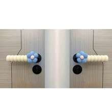 1pc Flower Pattern Door Knob Cover, Anti-Static Anti-Collision Protection Sleeve, EVA Foam Material, Home Door Handle Protector