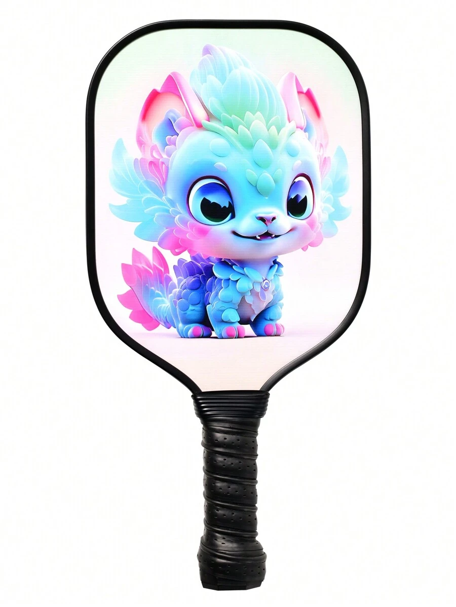 Mini Pickleball Racket | Fiberglass Surfaces And Honeycomb Cores | UV ...